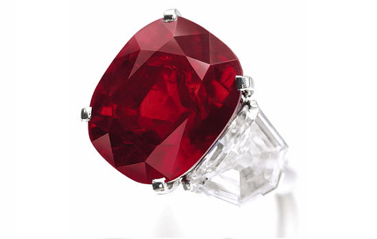 Cartier Ruby 25.59 carat - by Sothebys