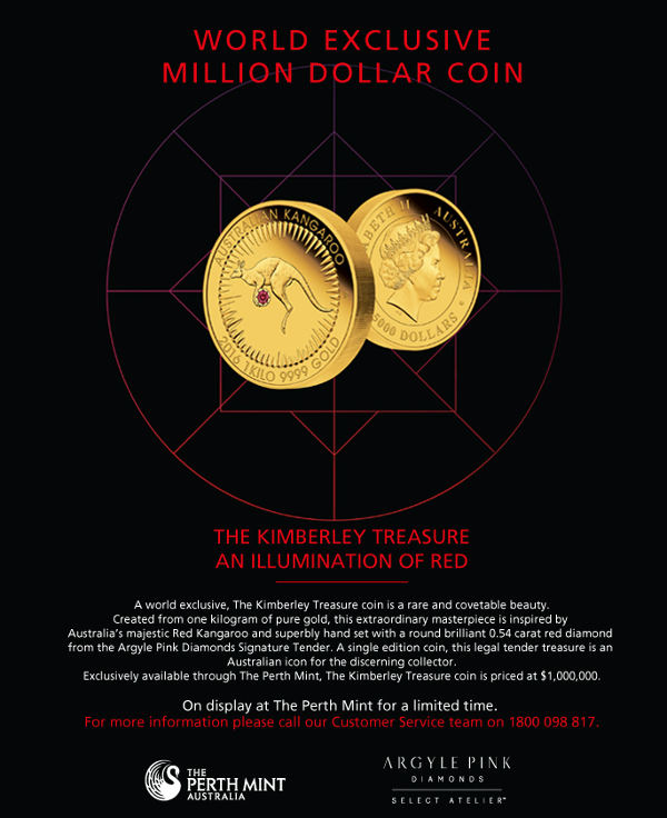 Kimberley Treasure Red Diamond Coin