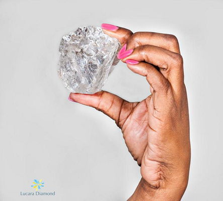 Lesedi La Rona Diamond Size by Lucara