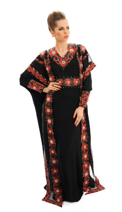 Red Diamond Abaya