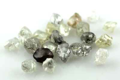 Rough Colored Diamonds