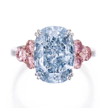 The Monarch Blue Diamond by Sothebys