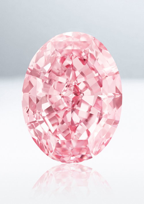 The Pink Star Flawless Vivid Pink Diamond by Sothebys