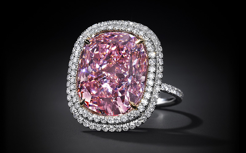 Vivid Pink Diamond 16.08 carat - Christie's