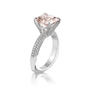 Champagne Diamond Engagement Ring