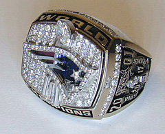 New England Patriots Super Bowl Ring