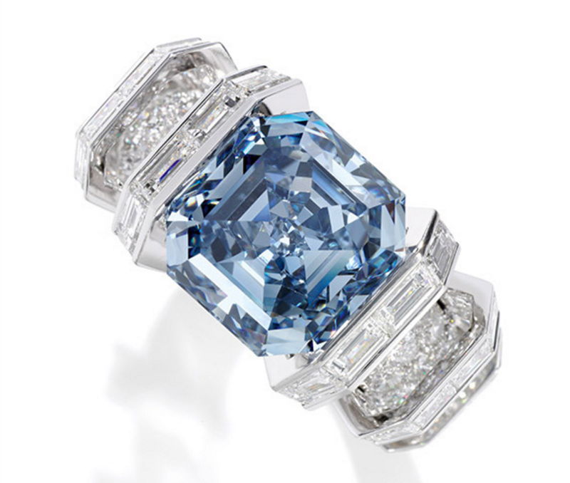 cartier blue diamond