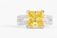 Canary Yellow Diamond Ring