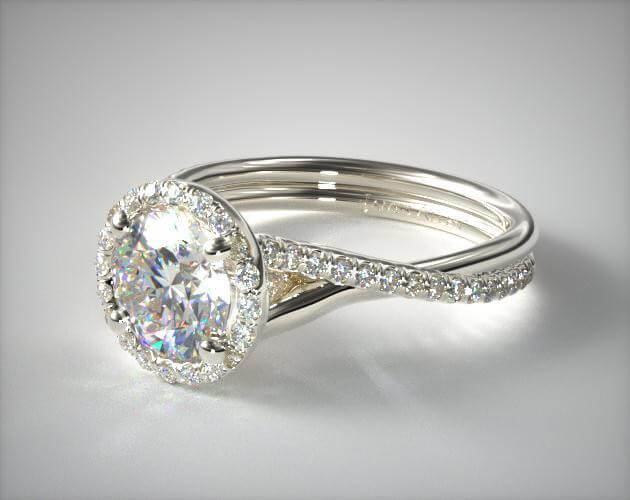 Shir: two carat round brilliant diamond ring