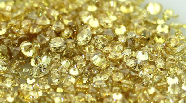 Canary Yellow Diamonds for Hoop Earrings
