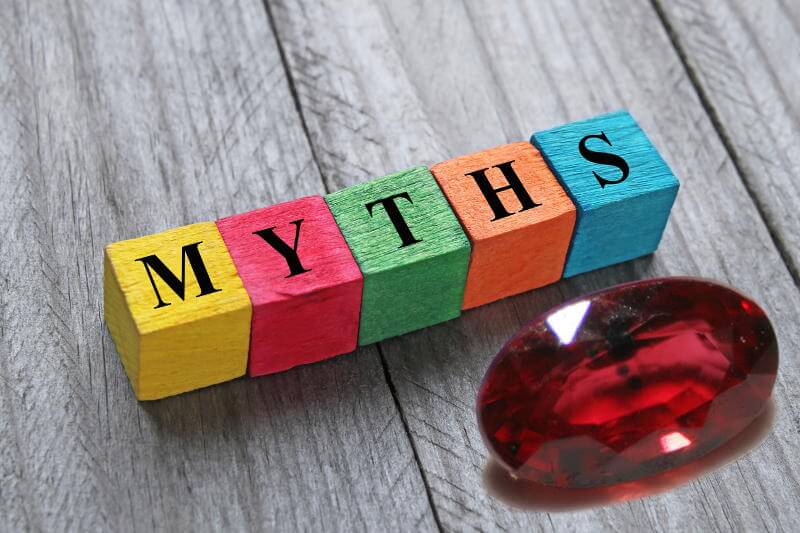 Ruby Birthstone Myths