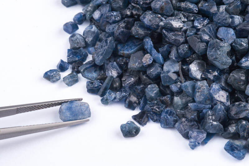 Uncut Blue Sapphire