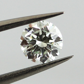 Faint Green Diamond, Round, 0.50 carat, VVS2 - B