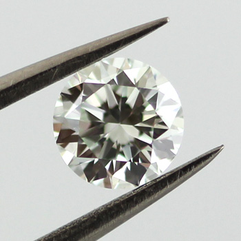 Faint Green Diamond, Round, 0.50 carat, VVS2- C
