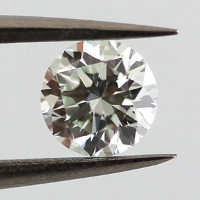 Faint Green Diamond, Round, 0.50 carat, VVS2 - Thumbnail