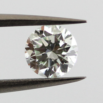 Faint Green Diamond, Round, 0.50 carat, VVS2