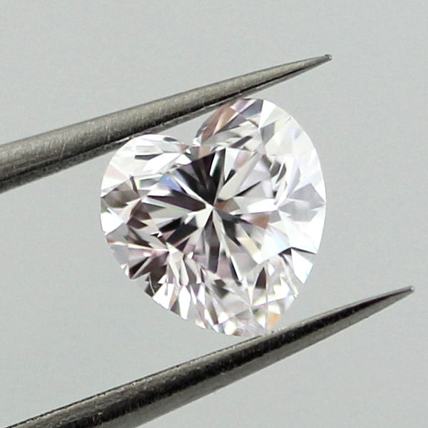 Faint Pink Diamond, Heart, 0.53 carat, VS1 - B