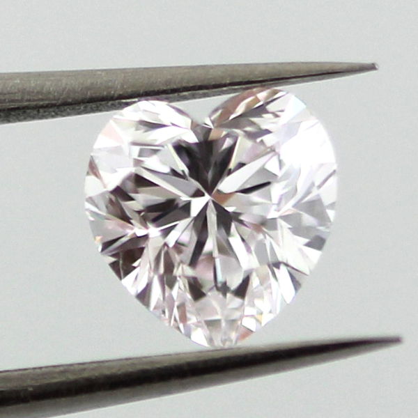 Faint Pink Diamond, Heart, 0.53 carat, VS1