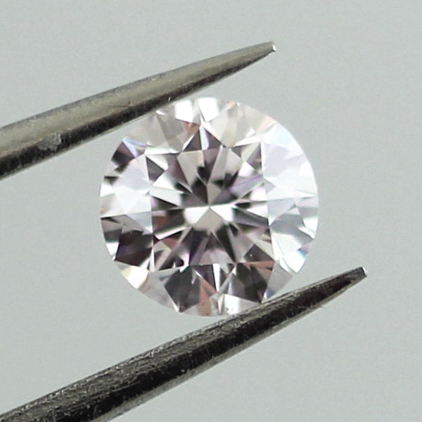 Faint Pink Diamond, Round, 0.28 carat, VS2