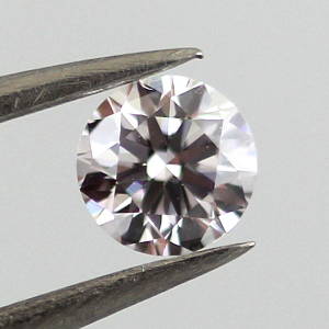 Faint Pinkish Brown, 0.30 carat, VS2