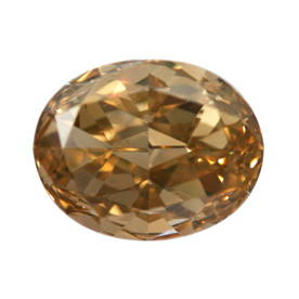 Fancy Brown Orange Diamond, Oval, 1.02 carat, SI1