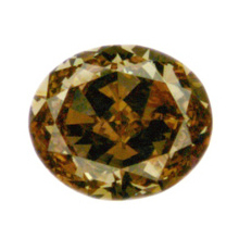 Fancy Brown Orange Diamond, Oval, 1.09 carat, VS1