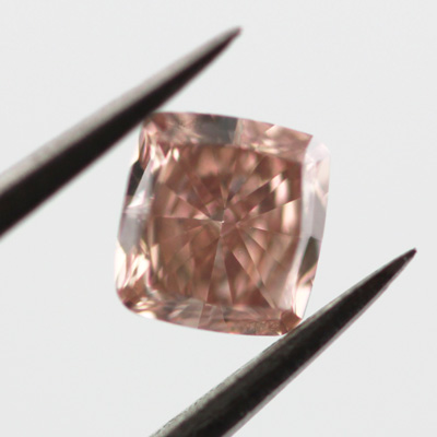 Fancy Brown Pink Diamond, Cushion, 0.26 carat, VVS1