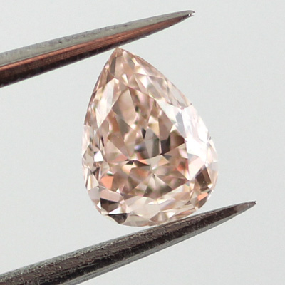 Fancy Brown Pink Diamond, Pear, 0.40 carat - B