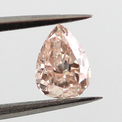 Fancy Brown Pink Diamond, Pear, 0.40 carat- C