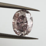 Fancy Brown Purple Diamond, Oval, 1.88 carat - Thumbnail