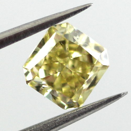 1.02 carat, Fancy Brownish Greenish Yellow Diamond, Round