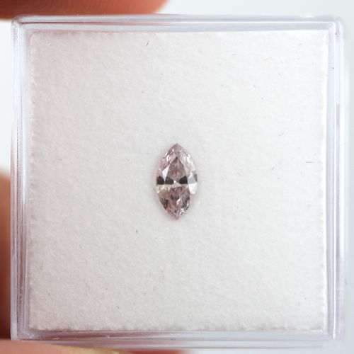 Fancy Brownish Pink Diamond, Marquise, 0.29 carat- C