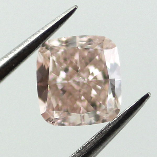 Fancy Brownish Pink Diamond, Cushion, 0.41 carat, SI1 - B