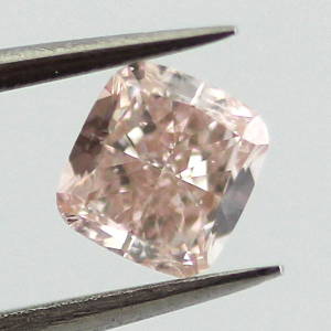 Fancy Brownish Pink Diamond, Cushion, 0.41 carat, SI1 - Thumbnail