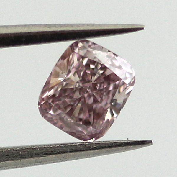 Fancy Brownish Pink Diamond, Cushion, 0.31 carat, VS2 - B