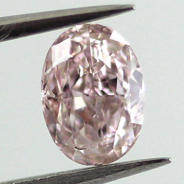 Fancy Brownish Pink Diamond, Oval, 0.37 carat, SI2- C