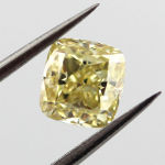Fancy Brownish Yellow Diamond, Cushion, 0.80 carat, VS1 - Thumbnail