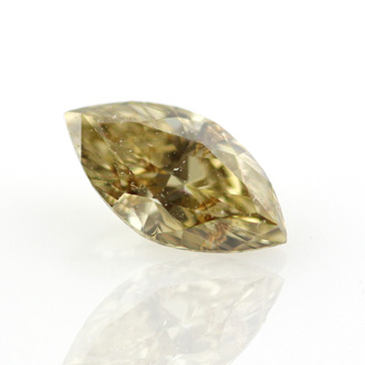 Fancy Brownish Yellow Diamond, Marquise, 0.52 carat - B
