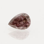 Fancy Dark Brown Pink Diamond, Pear, 0.30 carat - Thumbnail