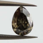 Fancy Dark Greenish Gray, 1.34 carat, SI1