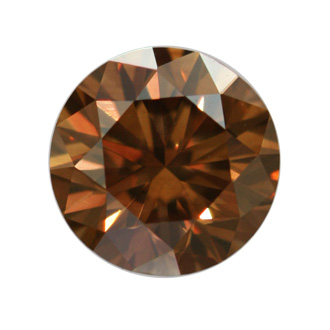 Fancy Dark Orangy Brown, 0.96 carat, VVS2