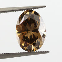 Fancy Dark Orangy Brown, 3.10 carat, VS2