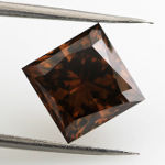 Fancy Dark Orangy Brown, 3.09 carat, SI2