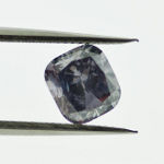 Fancy Dark Violet Gray Diamond, Cushion, 0.90 carat - Thumbnail