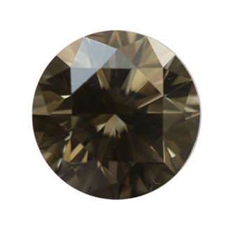 Fancy Dark greenish Gray Diamond, Round, 1.50 carat, VS2