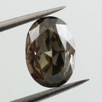 Fancy Dark greenish Gray, 0.70 carat, VS1