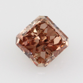 Fancy Deep Brown Pink Diamond, Radiant, 1.51 carat
