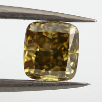 Fancy Deep Brown Yellow, 1.00 carat, SI2