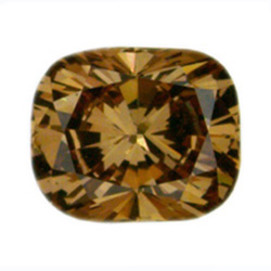 Fancy Deep Brown Yellow, 0.76 carat, VS2