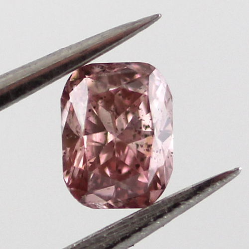 Fancy Deep Brownish Pink Diamond, Radiant, 0.22 carat